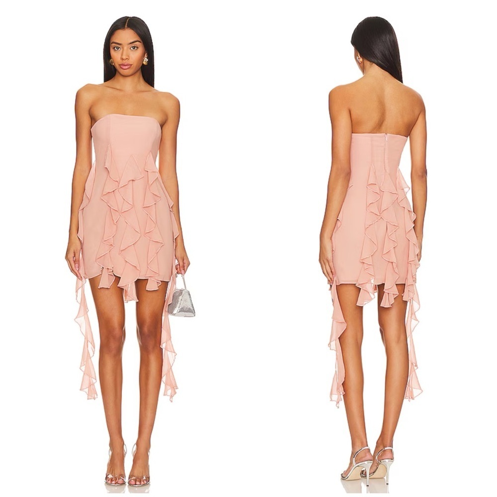 NBD Denali Mini Dress in Blush Pink Size S